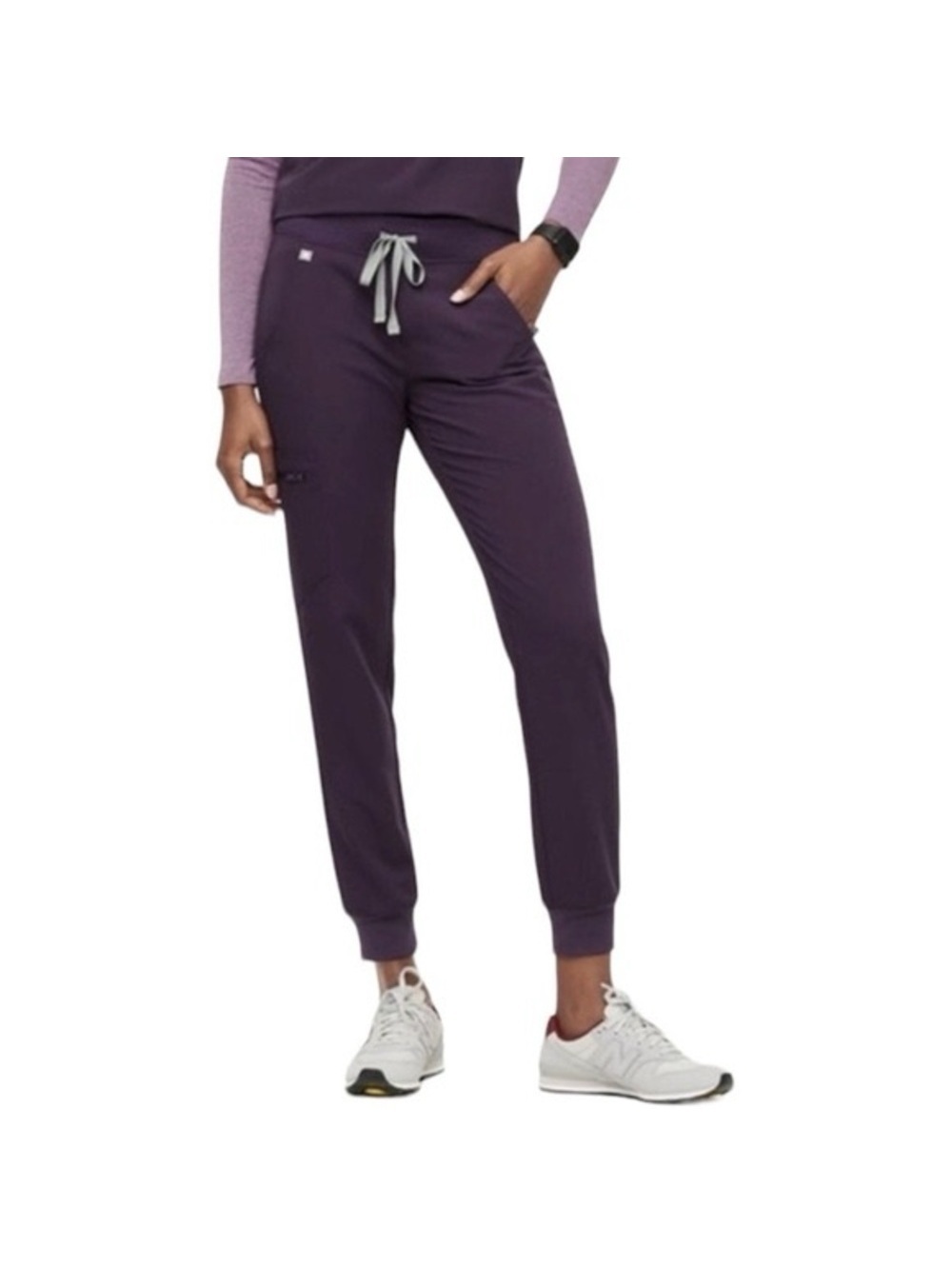 FIGS Purple Shadow Zamora Jogger Scrub Pants XXS Healthcare Medical Nursing